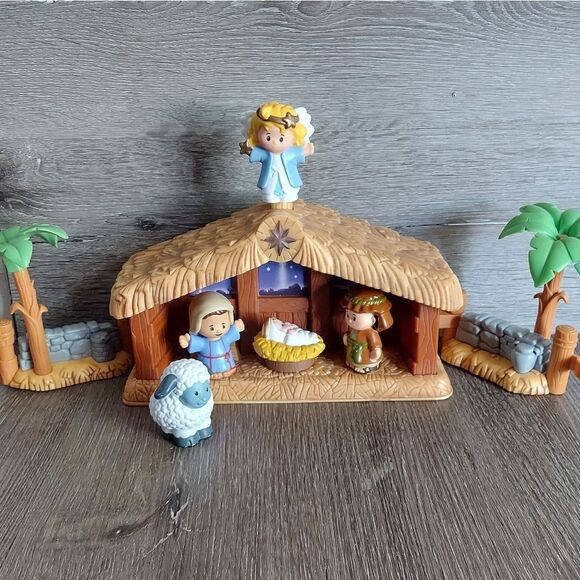 FISHER-PRICE CHRISTMAS STORY NATIVITY SCENE SET - Picture 1 of 4